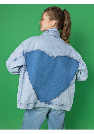 Loft Comfort Fit Kadın Ceket Denim