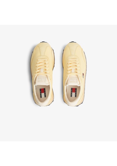 Tommy Hilfiger Retro Runner Archive Kadın Sarı Spor Ayakkabı En0en03097