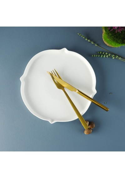 Aryıldız Lunar Yuvarlak Servis Tabağı 23 Cm Çok Renkli