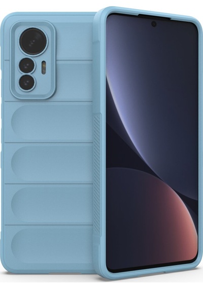 Newface Xiaomi Mi 12 Lite Kılıf Optimum Silikon - Sky Blue Sky Blue