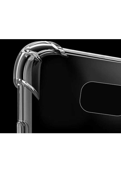 Noktaks - Poco X3 Uyumlu Kılıf Şeffaf Koruyucu Nitro Anti Shock Silikon - Renksiz - T18200