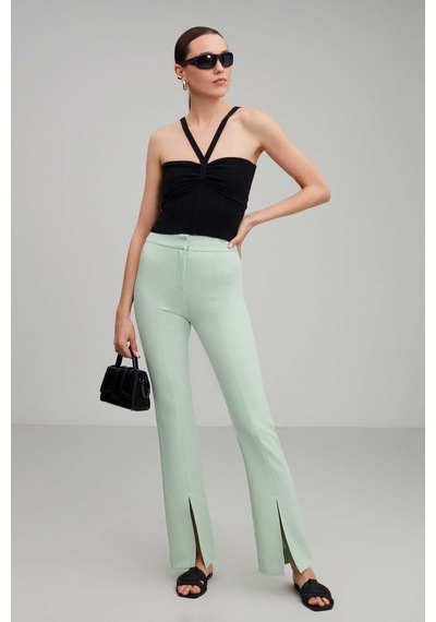 Grımelange Ruby Slim Mint Yeşil Pantolon Mint Yeşili