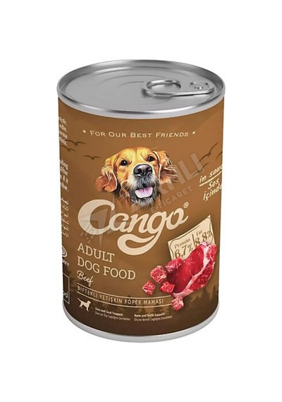 5 Adet Cango Yaş Yetişkin Köpek Maması Etli 415 Gr