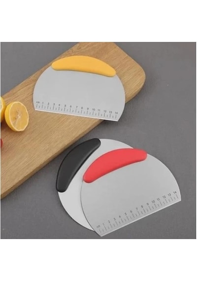 Paslanmaz Çelik Hamur Kesme Ve Şekillendirme Spatulası Gümüş