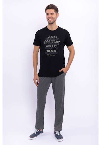 Arnetta Run On The Wild Side Siyah  Erkek Slim Fit Takım