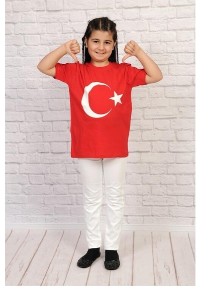 Alm Ay Yıldız Bayrak T-1 KIrmızı