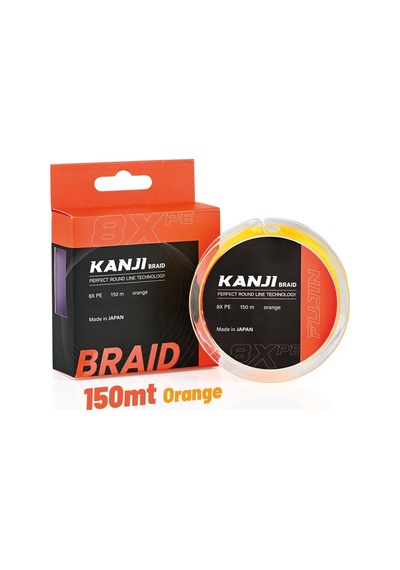 Fujin Kanji 8x 150mt Orange İp Misina 0.104mm