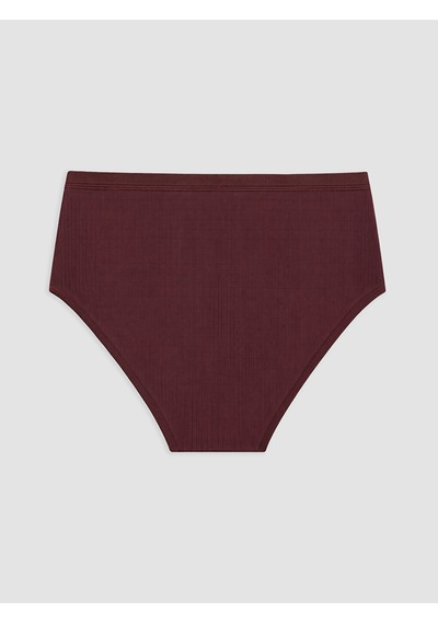 Lcw Dream Bordo Fitilli Klasik Külot