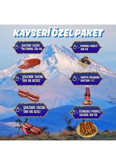 Şehzade Online Kayseri Özel Paketi