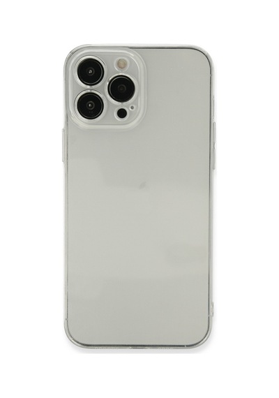 Apple iPhone  Uyumlu  13 Pro Max Kılıf Fly Lens Silikon - Şeffaf