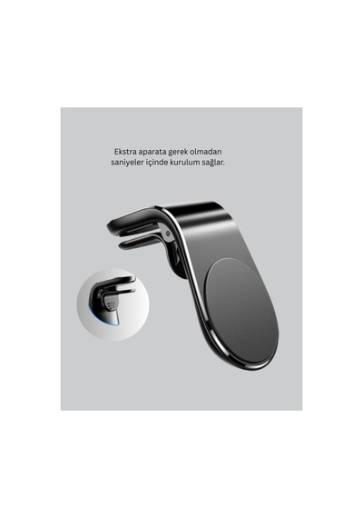 Manyetik Araç Telefon Tutucu 360 Döner Kalorifer Petekli - Hs08375859-7987 Renkli Renkli