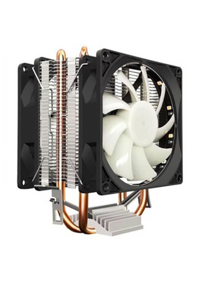 Coolmoon Rgb Led Kule Tip Çift Fan Bakır Taban İşlemci Soğutucu