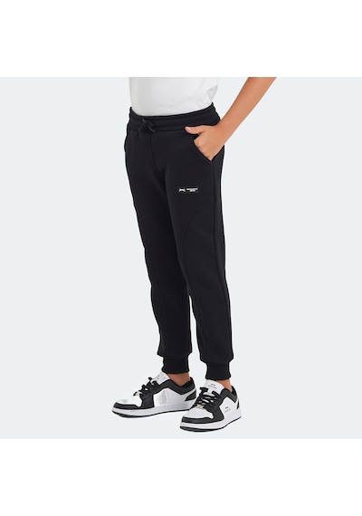 Slazenger LAVRA Çocuk Cepli Siyah Eşofman Altı