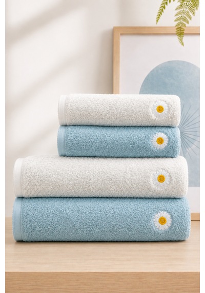 Lina 4'lü %100 Pamuk Bambu Nakışlı El - Yüz - Baş / Mutfak Havlusu Seti 2 Adet 50x90 Cm - 2 Adet 30x50 Analı Kızlı Çeyizlik Havlu Seti Premium, Yumuşak, Emici Ve Dayanıklı Krem - Mavi Lina 4'lü %100 Pamuk Bambu Nakışlı El - Yüz - Baş / Mutfak Havlusu Seti 2 Adet 50x90 Cm - 2 Adet 30x50 Analı Kızlı Çeyizlik Havlu Seti Premium, Yumuşak, Emici Ve Dayanıklı Krem - Mavi