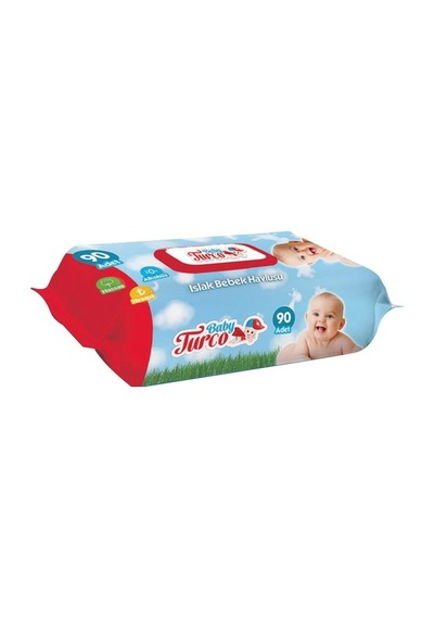 Baby Turco Islak Havlu Mendil Klasik 90 Yaprak 24 Paket Plastik Kapaklı