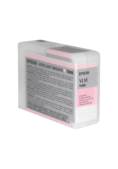 Epson T580b Açık Kırmızı Kartuş