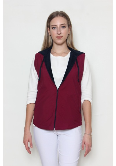 Cottoncool Kadın Içi Polar Yelek Bordo