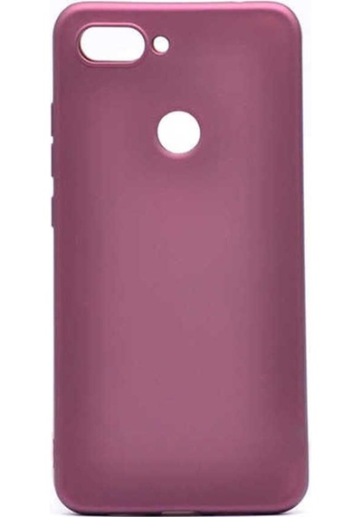 Xiaomi Mi 8 Lite Kılıf Zore Premier Silikon Kapak Mürdüm