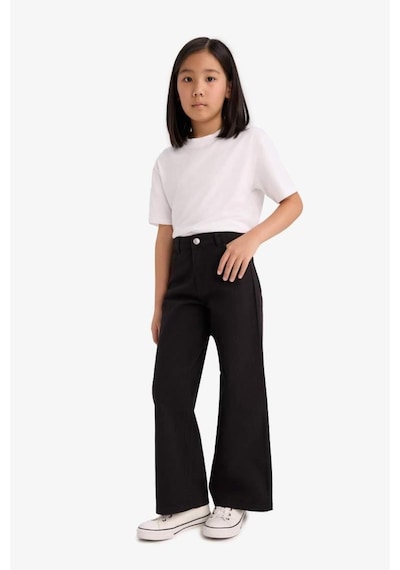 Defacto Kız Çocuk Wide Leg Geniş Paça Pamuklu Okul Pantolonu E6188a825aubk27 Siyah Defacto Kız Çocuk Wide Leg Geniş Paça Pamuklu Okul Pantolonu E6188a825aubk27 Siyah