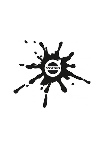 Volvo Damla Görünümlü Sticker Damlası Yapıştırma 2 Adet