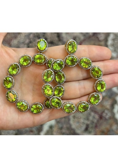 Peridot Elmas Küpe 102