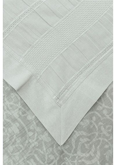 River 4 Parça Çift Kişilik Pike 230x250 , Fıttd. Çarşaf , Yastık Kılıfı Takımı %100 Pamuk Mint Yeşili