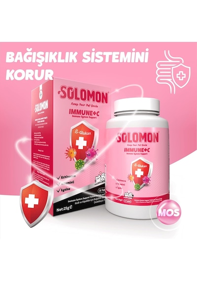 Solomon Süper Bağışıklık Set Kedi Ve Köpek İçin Glucosamine - Urinary - Immune C