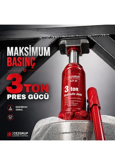 Çezgrup Premium 22 Litre Paslanmaz Çelik Üzüm Sıkma Presi 3 Ton Krikolu 304 Çelik Sepetli Gümüş