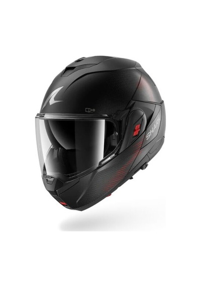 Shark Oxo Sp Lyne Mat Çene Açılır Kask Siyah