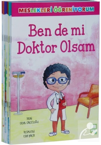 Mercankitap Meslekleri Öğreniyorum Resimli Hikaye Dizisi 10 Kitap Set / ...
