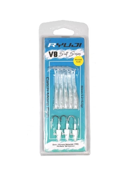 Ryuji V8 8cm 5.5gr Silikon Yem