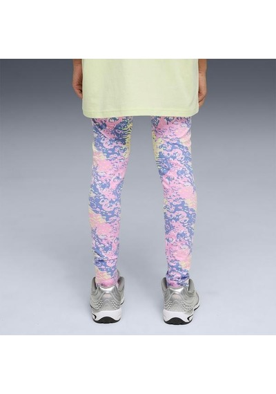 Puma Çocuk Tayt Aop High Waist Çok Renkli