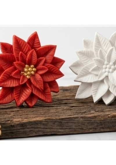 Dekoratif Çiçek Silikon Kalıp 5x1.5 Cm
