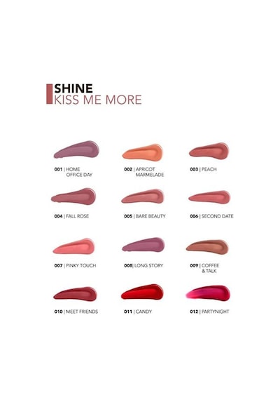 Flormar Shine Kiss Me More 011 Candy 01