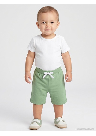 Civil Baby Ribanalı 6-18 Ay Erkek Kapri - Haki