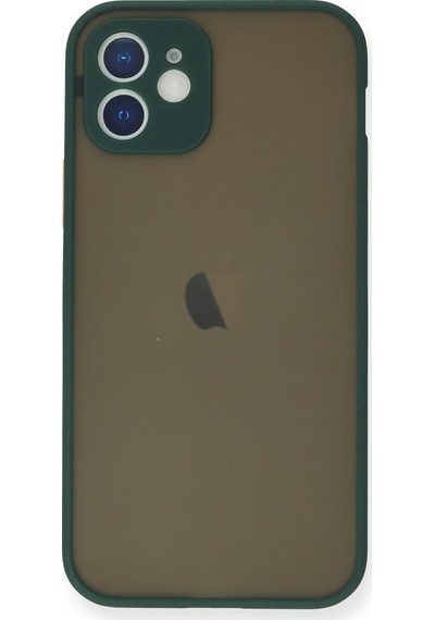 Cosmotex 8683140152079 Newface Apple iPhone Uyumlu  12 Mini Kılıf Montreal Silikon Kapak - Yeşil