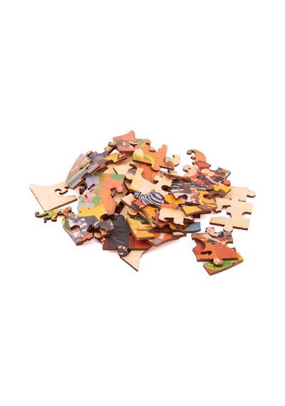 Ahşap Puzzle Safari