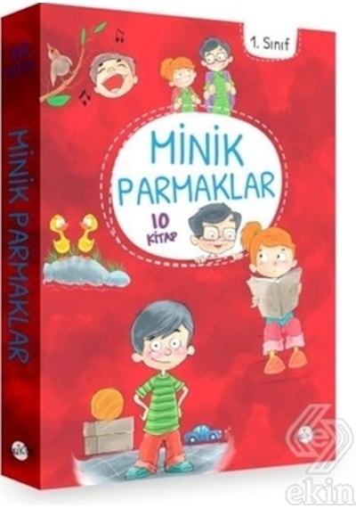 Minik Parmaklar Düz Yazı 1. Sınıf Seti - 10 Kitap Takım- Kukla