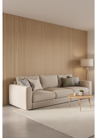 3d Modern Ahşap Panel Tek Parça Duvar Kağıdı Kolay Uygulama, 200 X 150 Diğer