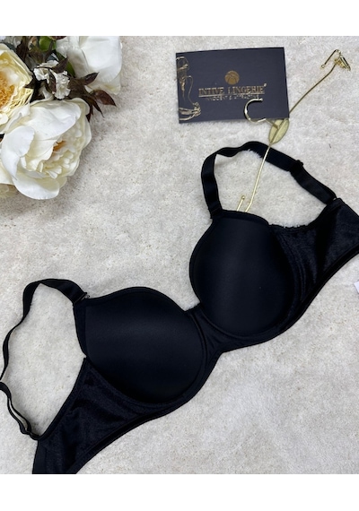 Le Jardin Daphne C Cup Balenli Çıkarılabilir Askılı Toparlayıcı S Siyah
