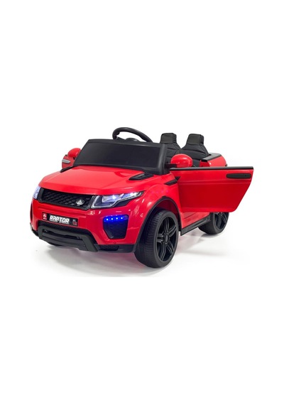 Raptor Gt 12 Volt Uzaktan Kumandalı Mp3 Bluetooth Destekli Otomatik Fren Sistemli Çocuk Akülü Araba Kırmızı