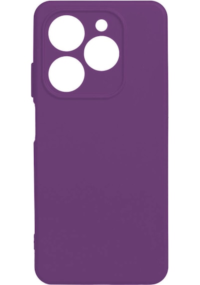 Tecno Spark 20c Kılıf Biye Yumuşak Silikon Case Mor