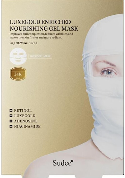 Sudee Luxegold Enriched Nourishing Gel Mask 1 Adet Kolajen Ve Altın İçeren Jel Maske