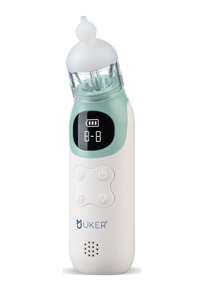 Ayrex Nasocare Plus Elektrikli Burun Aspiratörü - Şarjlı - 5 Kademeli Nazik Emiş - Led Işık Ve Müzikli, 4 Siliko