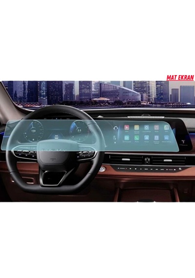 Chery Tıggo 7 Pro Max 2024 Dijital Gösterge Ve Multimedya Uyumlu Mat Ekran Koruyucu