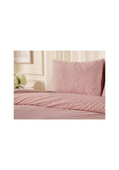 Doqu Home Floren Nevresim Takımı / Yatak Örtüsü Seti Tek Kişilik Pembe