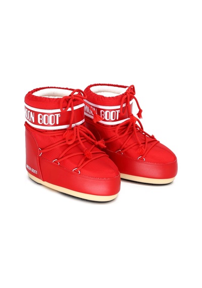 Moon Boot Icon Low Nylon Kadın Bot 80d1409340-d001 Kırmızı