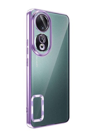 Huawei Honor 90 Uyumlu Logo Gösteren Kamera Korumalı Renkli Tasarım Kılıf