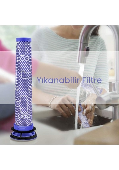 Dyson V6 V7 V8 Uyumlu Dc58, Dc59, Dc6, Dc74 İle Ön Filtre 2'li