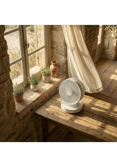 Everest Serisi Fan 508 Beyaz 7 İnç 3 Kademeli 2100 Rpm Hız Dikey Döndürme Açısı 60 Derece 5 W Masaüstü Usb Fan